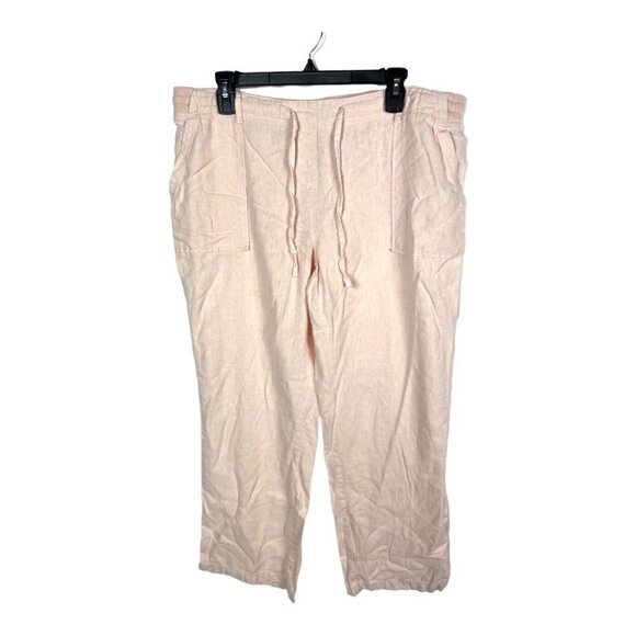 Alexander Jordan pink linen pants‎ women’s size XL - Picture 1 of 10